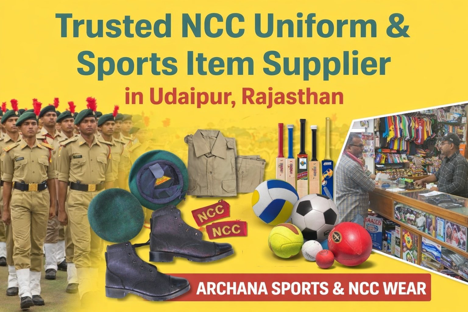 NCC uniform supplier in India